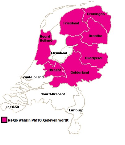 Kaart van Nederland mei 2025